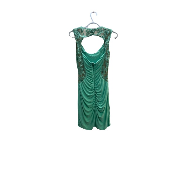 Va Va Voom Turquoise bodycon dress NWT sz S - Picture 4 of 5